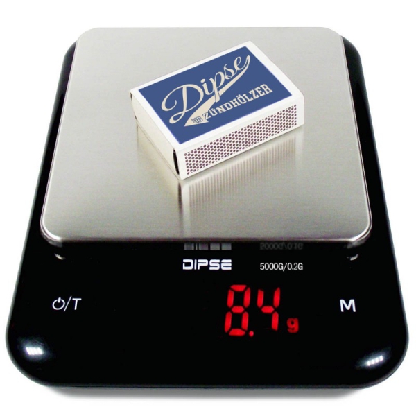 DIPSE AS Tischwaage mit Akkubetrieb 5000 x 0,2 g